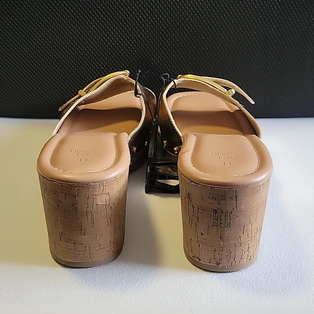 Gold Platform Sandals New